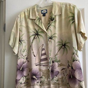 Tommy Bahama. Size medium. Silk camp shirt